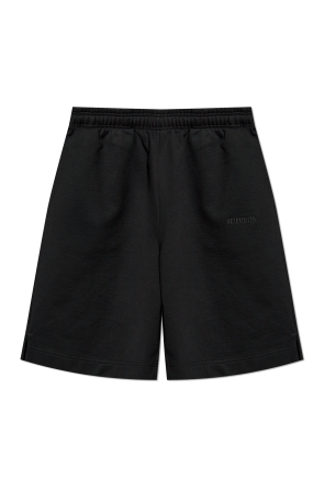 Balenciaga Shorts with Printed Logo | Men's Clothing | Vitkac